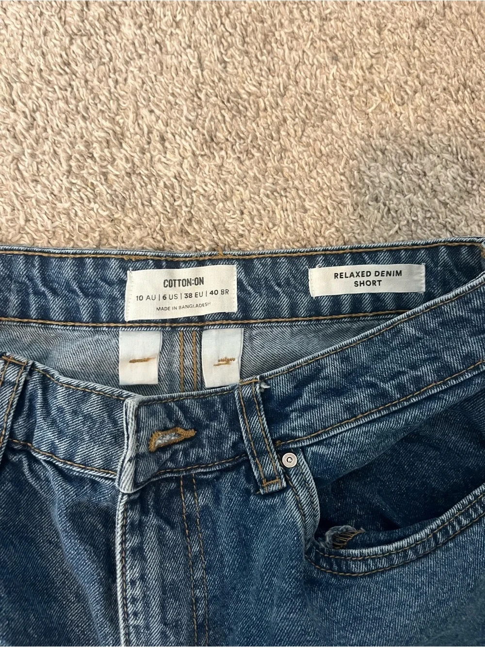 Cotton On Relaxed Denim Shorts